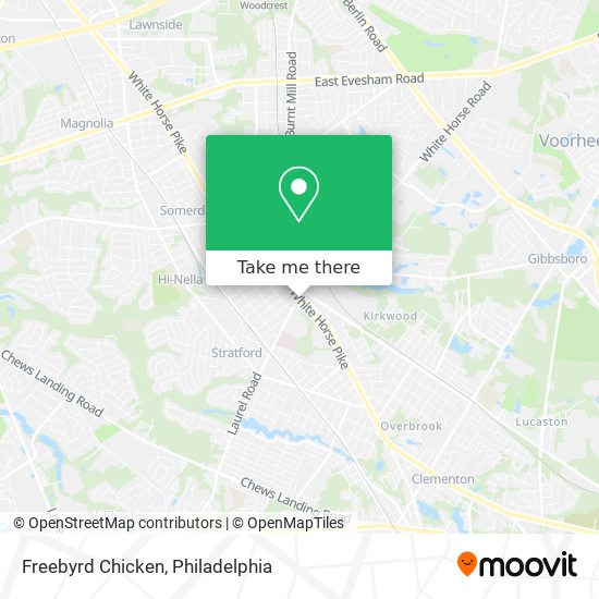 Mapa de Freebyrd Chicken