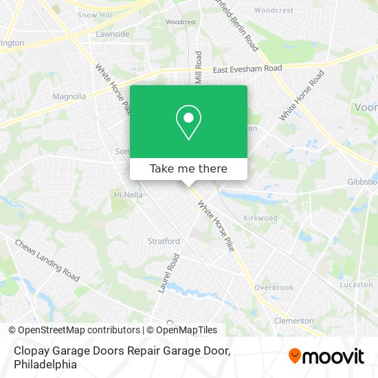 Mapa de Clopay Garage Doors Repair Garage Door