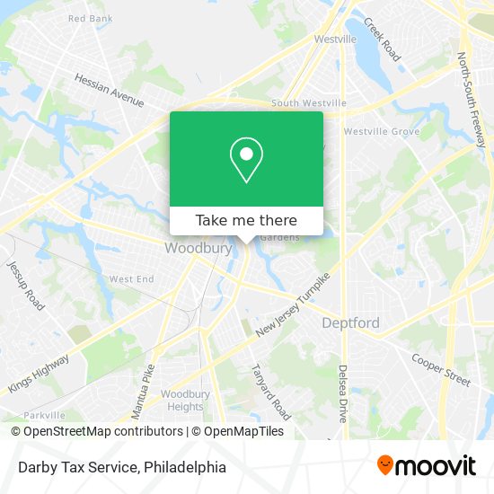 Darby Tax Service map