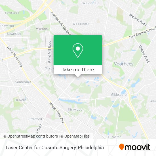 Laser Center for Cosmtc Surgery map