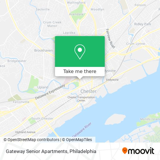 Gateway Senior Apartments map