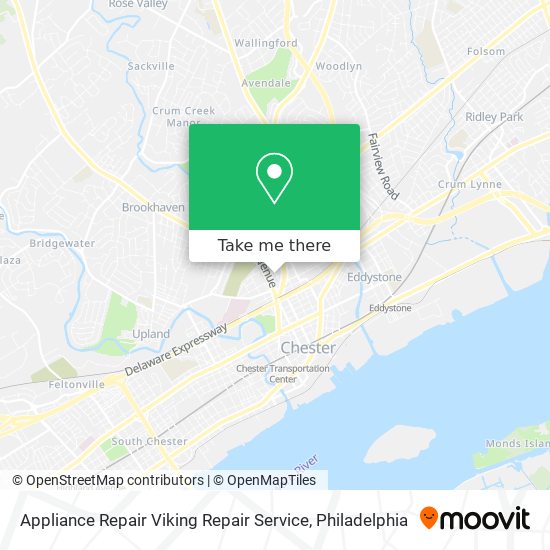 Mapa de Appliance Repair Viking Repair Service