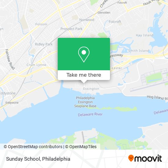 Mapa de Sunday School