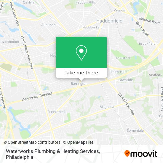 Waterworks Plumbing & Heating Services map