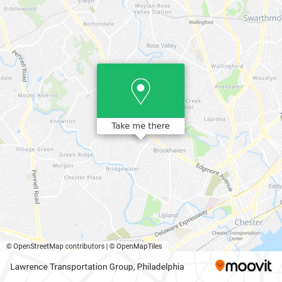 Mapa de Lawrence Transportation Group