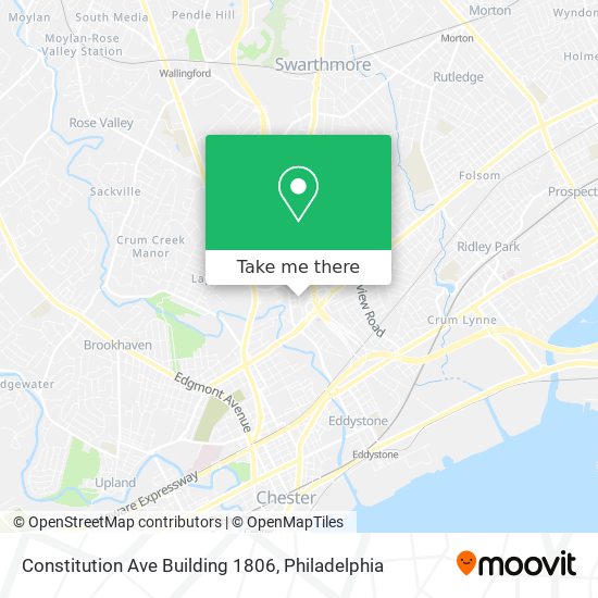 Constitution Ave Building 1806 map