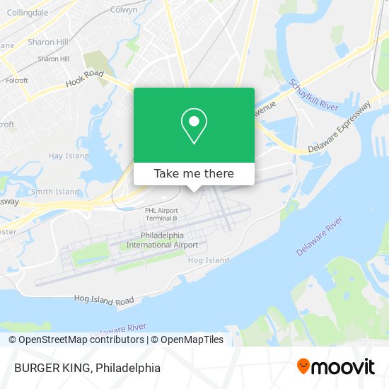 BURGER KING map