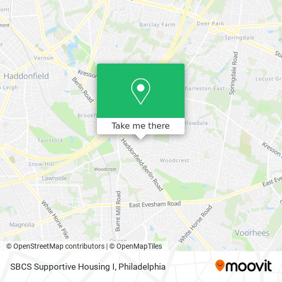 SBCS Supportive Housing I map