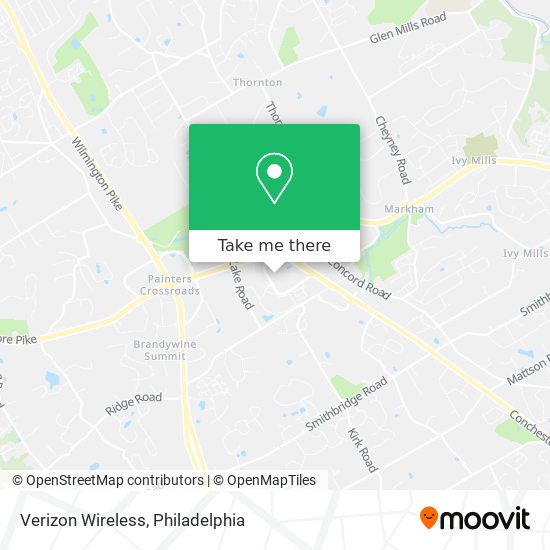 Verizon Wireless map