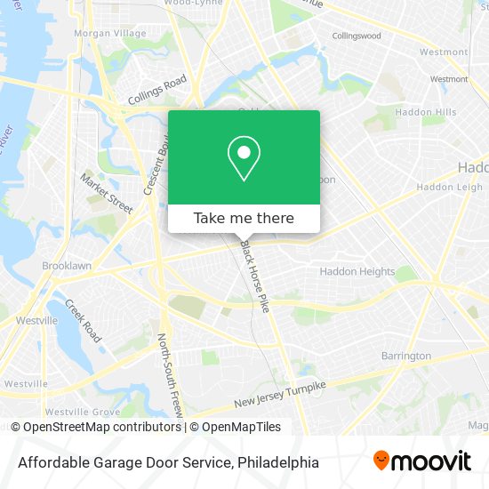 Affordable Garage Door Service map