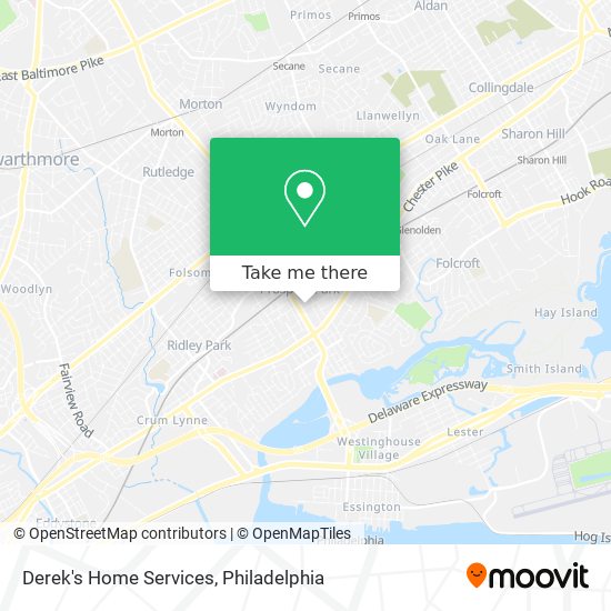 Derek's Home Services map