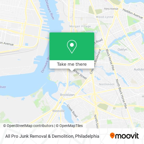 Mapa de All Pro Junk Removal & Demolition