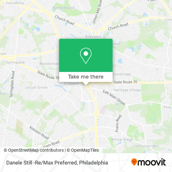 Danele Still -Re/Max Preferred map