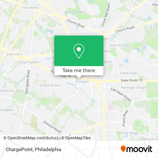 ChargePoint map