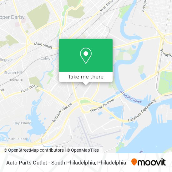 Auto Parts Outlet - South Philadelphia map