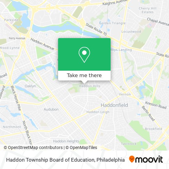 Mapa de Haddon Township Board of Education