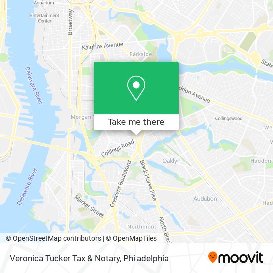 Veronica Tucker Tax & Notary map