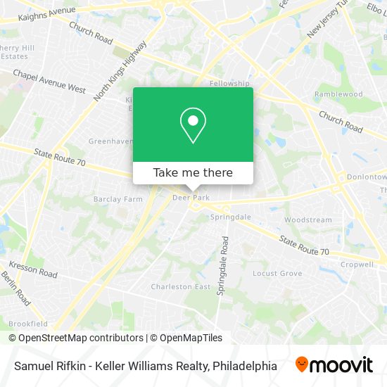 Samuel Rifkin - Keller Williams Realty map