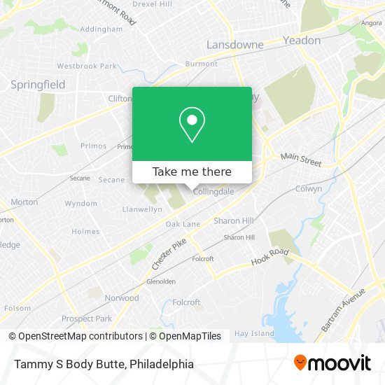 Tammy S Body Butte map