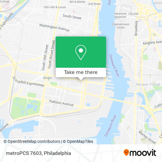 metroPCS 7603 map