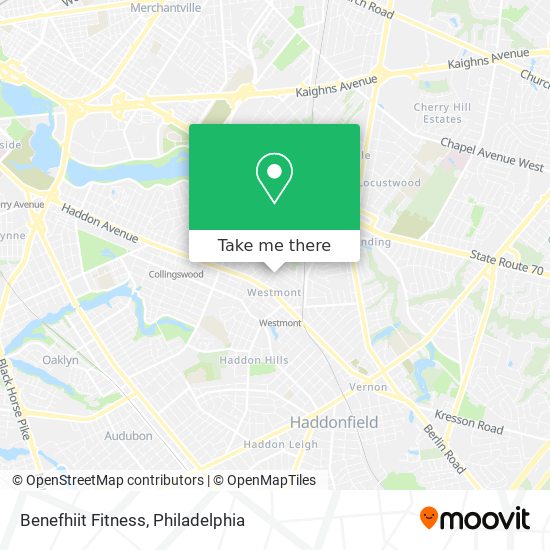 Benefhiit Fitness map