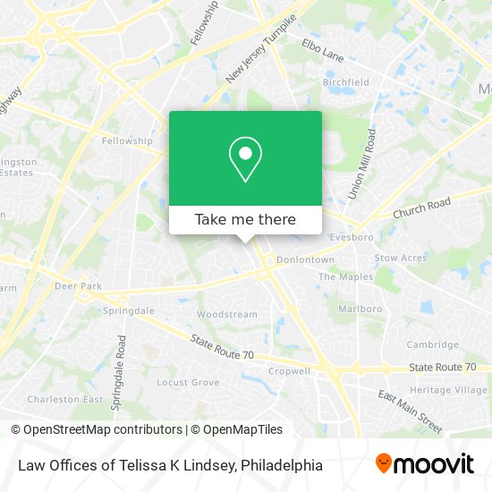 Law Offices of Telissa K Lindsey map