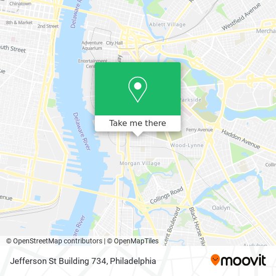 Mapa de Jefferson St Building 734