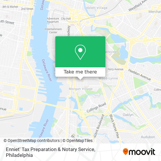 Enniet' Tax Preparation & Notary Service map