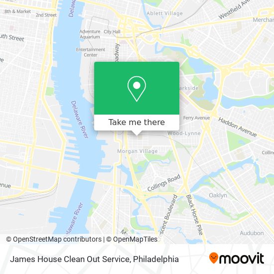 James House Clean Out Service map