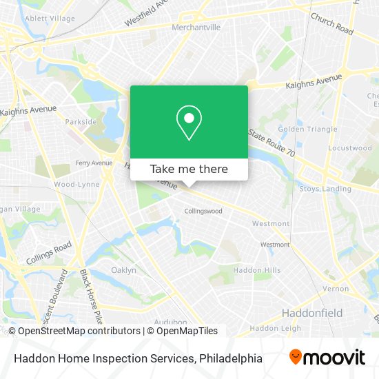 Haddon Home Inspection Services map