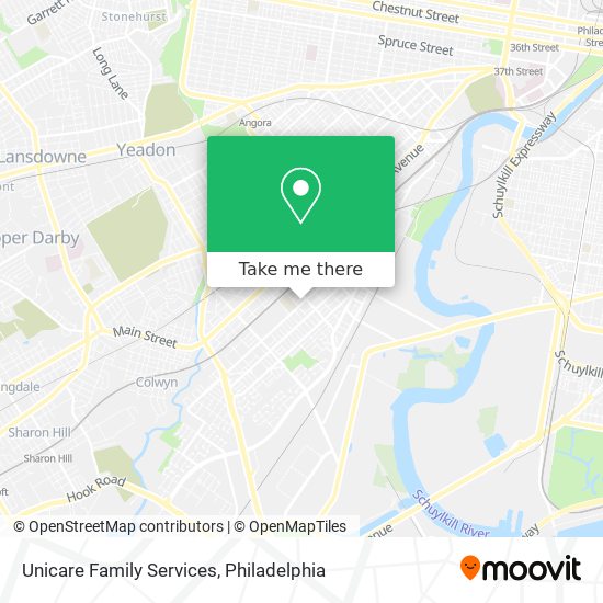 Unicare Family Services map
