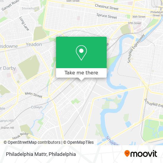 Mapa de Philadelphia Mattr