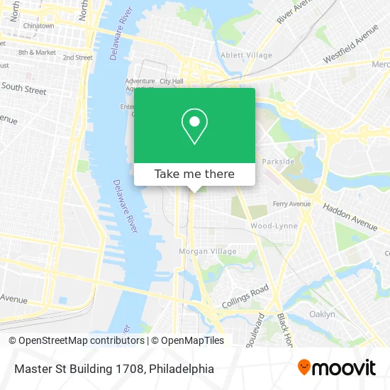 Master St Building 1708 map