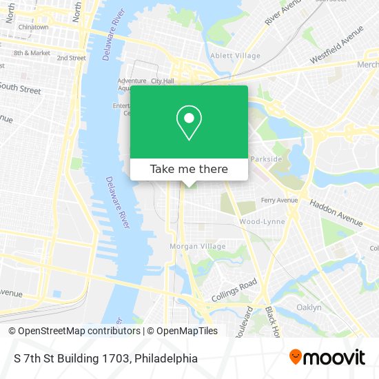 S 7th St Building 1703 map