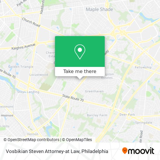 Vosbikian Steven Attorney-at Law map