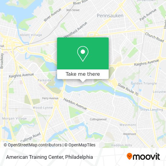 American Training Center map