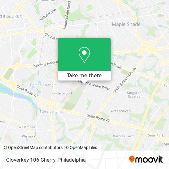 Mapa de Cloverkey 106 Cherry