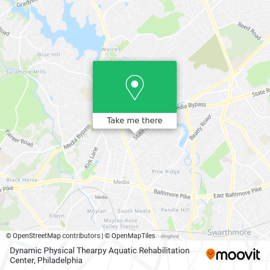 Mapa de Dynamic Physical Thearpy Aquatic Rehabilitation Center