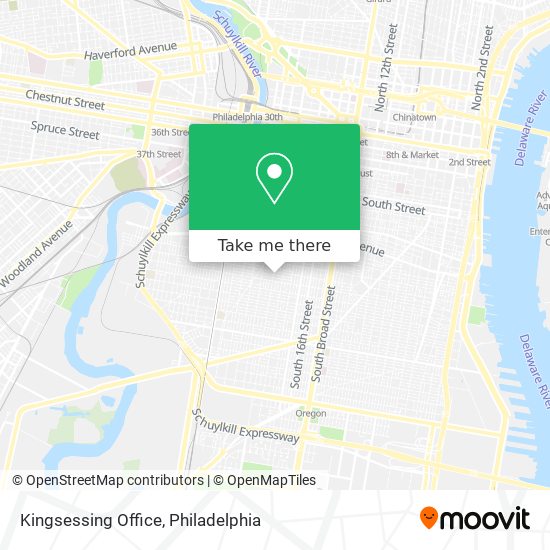 Mapa de Kingsessing Office