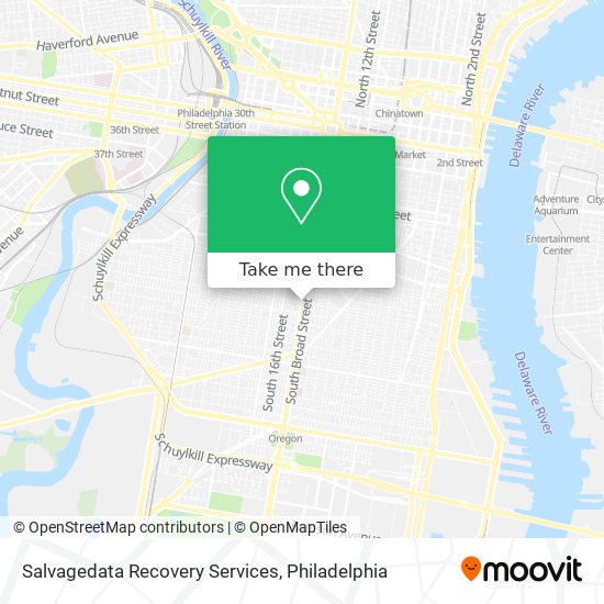 Salvagedata Recovery Services map