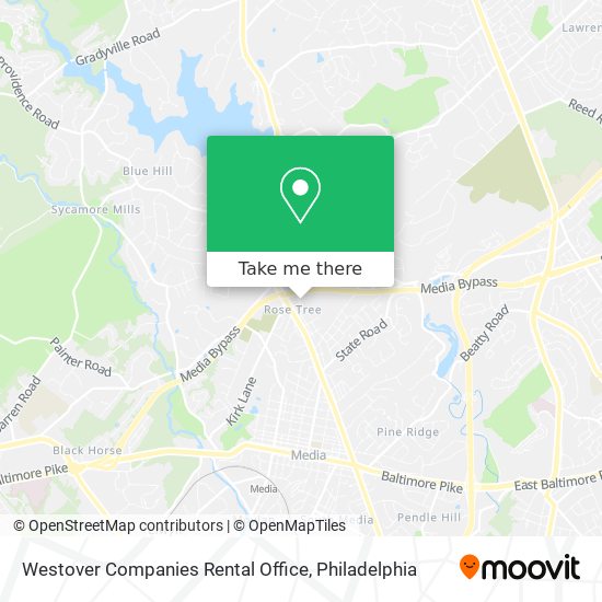 Westover Companies Rental Office map