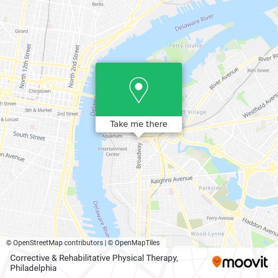 Corrective & Rehabilitative Physical Therapy map