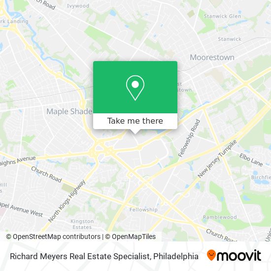 Richard Meyers Real Estate Specialist map
