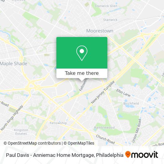 Paul Davis - Anniemac Home Mortgage map