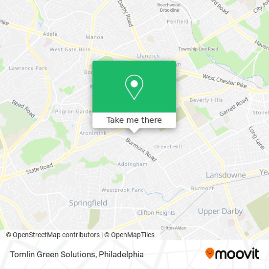 Tomlin Green Solutions map