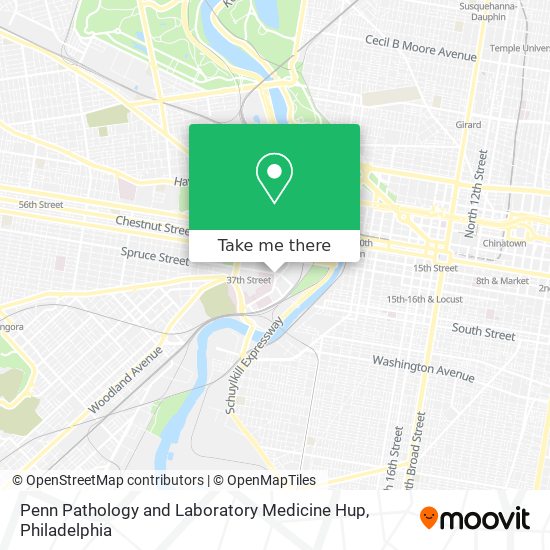 Penn Pathology and Laboratory Medicine Hup map