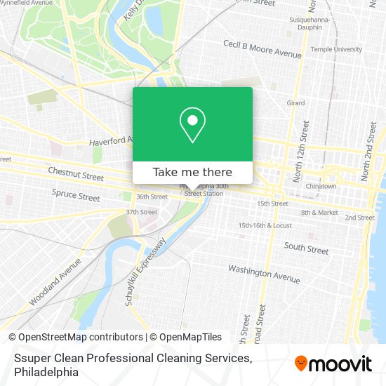 Ssuper Clean Professional Cleaning Services map