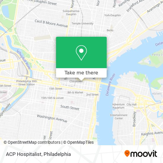 ACP Hospitalist map