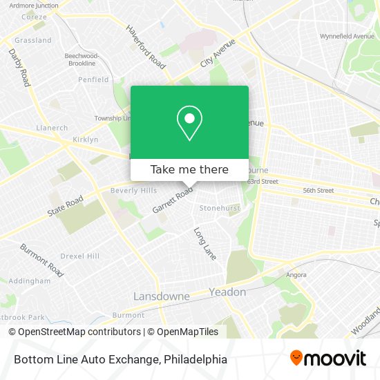 Mapa de Bottom Line Auto Exchange