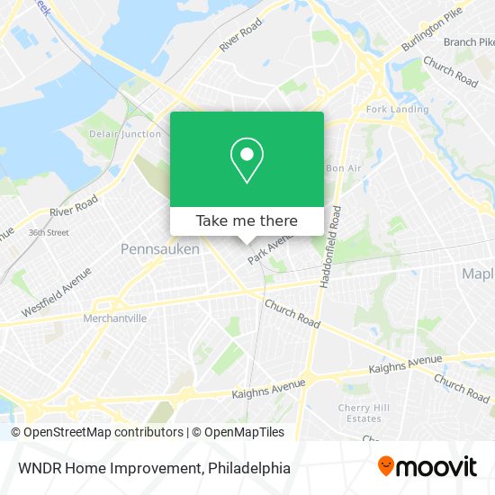 WNDR Home Improvement map